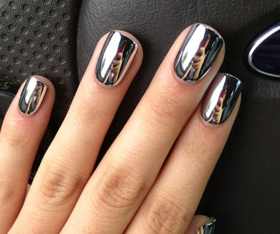 The latest trend…. Chrome Nails!